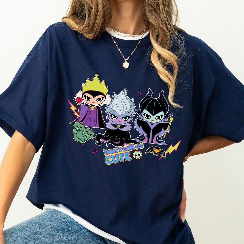 Villains Chibi Dont Call Us Cute Disney Vuitino Shirt Villains Chibi Dont Call Us Cute Disney Vuitino Shirt